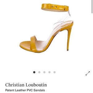 Christian Louboutin Mustard Yellow Heels